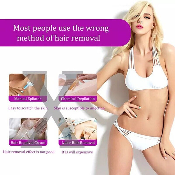 HOT SALE Silky Smooth Hair Eraser Gentle Painless Hair Remover Tool Safe Xmas AU