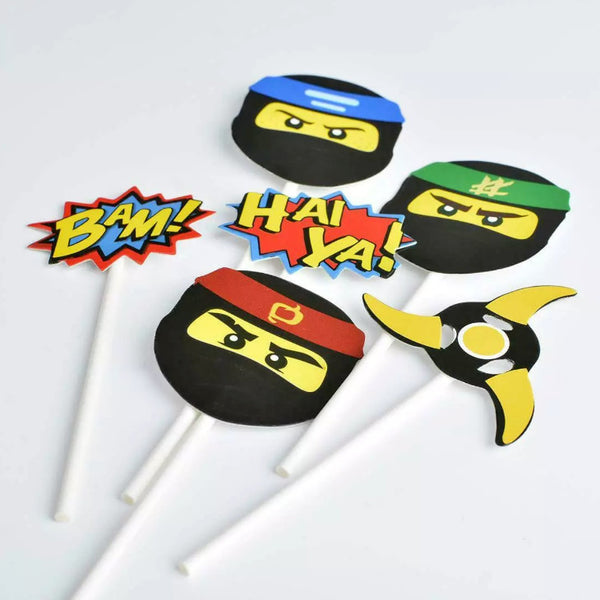 Ninjago Party Tableware Party Supplies Kids Birthday Banner Topper Balloon Plate
