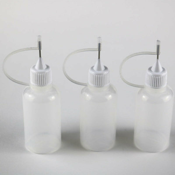 50PCS 30ml Needle Tip Applicator Bottle Clear Glue Dropper Dispenser Bottle Tool