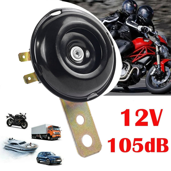 4PCS 12V Waterproof Motorcycle Horn 105dB Super Loud Car Bike ATV Horns