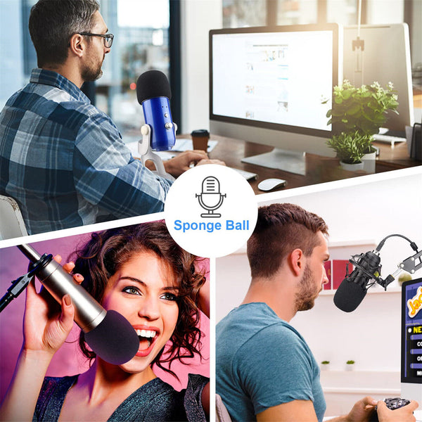 Microphone Wind Sock Foam Cover Filter Windscreen Sponge Replacement Pro