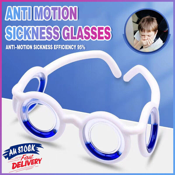 NEW Anti Motion Sickness Glasses Anti Dizziness Nausea Seasickness Glasses AU