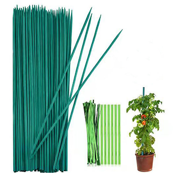 80PCS Orchid Supporting Fixed Stake Clip Set Grow Upright Stake Healthy Plant AU