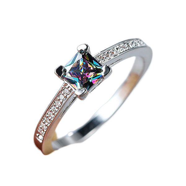6Sizes Simple Ring for Women Men Adjustable Fashion Jewelry Minimalist Band Gift