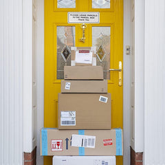 1/2/5/10X Please Leave Parcels in the Parcel Box Sign Plaque Mail Letter Mailbox