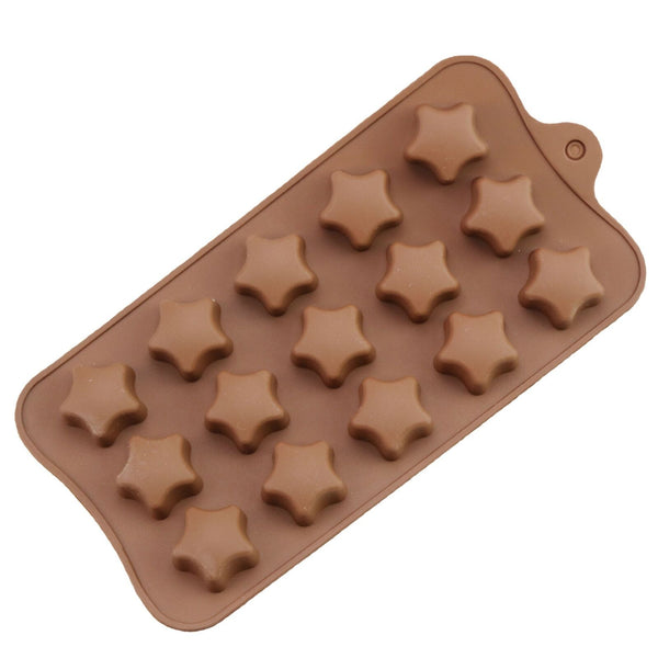 3D Star Silicone Mold Cake Chocolate Ice Cube Soap Tray Baking Mould Tools  DIY