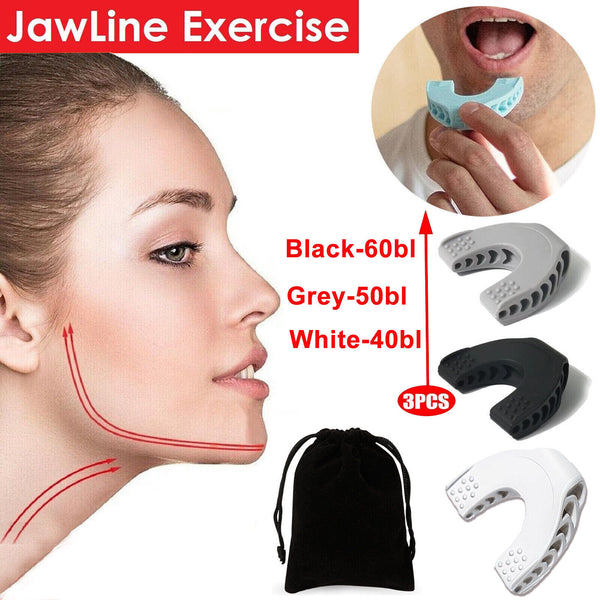 1/3 Pack Jawline Exerciser Jawlineme Exercise Ball Neck Face Jawzrsize Jaw Line