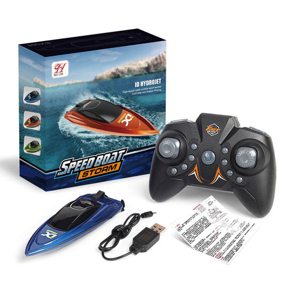 Mini RC Boats High Speed Racing Boat Dual Motors 2.4G Remote Control Ship LR