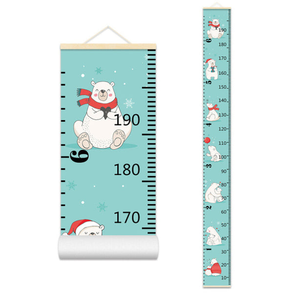Kids Height Chart Wall Sticker Growth Measurement Ruler Nursery Wall Decal