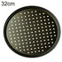 Pizza Pan Non-Stick Crisper Tray Oven Baking Bakeware with Holes Pizza Trays AU