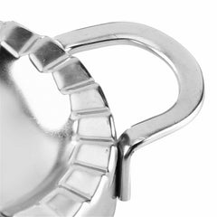 4 Piece Stainless Steel Dumpling Maker Set – Dough Press Mould and Wrapper Cutter Tool