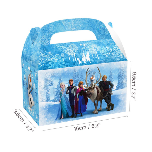 12PCS Frozen Paper Candy Gift Box Party Supplies Birthday Decoration