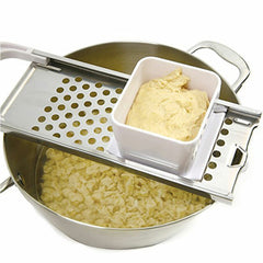 Stainless Steel Egg Tool Noodle Spaetzle Maker Press Hopper Blade Pasta Dumpling