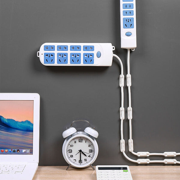 10X Plastic Cable Management Clip And Suitable For Home Office Organization  A