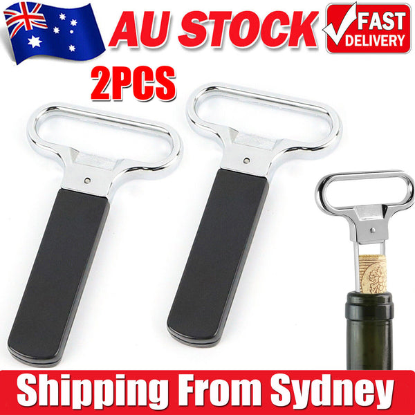 2PCS Portable Wine Bottle Opener Pumps Cork Remover Corkscrew Out Tool Handheld