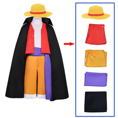 Luffy Costume Kids Boys – One Piece Straw Hat Pirate Cosplay Set, Book Week 2026