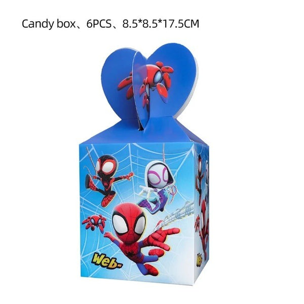 Spiderman And His Amazing Friends Tableware Party Supplies Birthday Decoration