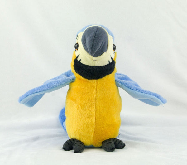 Talking Parrot Plush Toy Repeats What You Say Interactive Record Bird Kids Gift