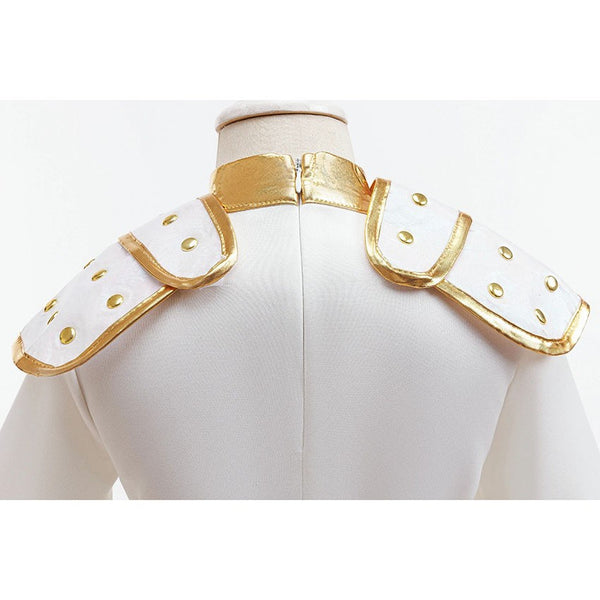 Back shoulder armour detail of kids Rumi costume - KPop Demon Hunters - Lets Party