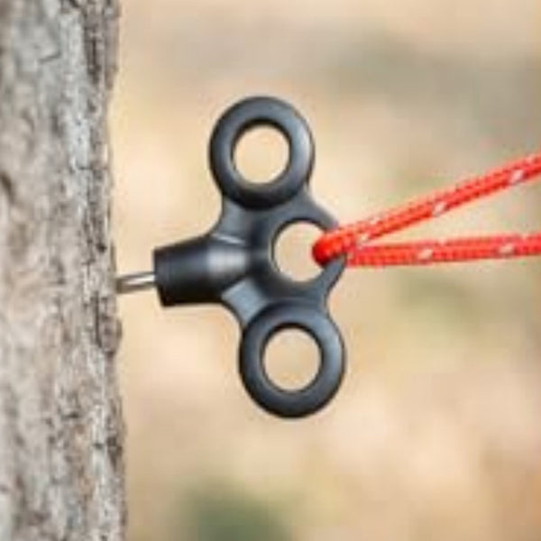 8pcs Screw Tent Stakes Black for Camping Hiking Backpacking Canopy Outdoor AUS
