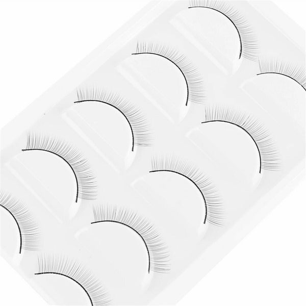 10 pairs Practice Eyelash Extension Adhesive Training False Lashes Strip Pro