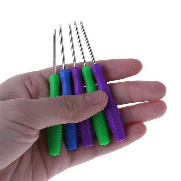 5pc T2 T3 T4 T5 T6 Torx Magnetic Screwdriver Micro Mini Screw Head Repair Tools