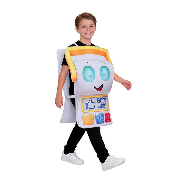 Game Machine costume with Good Job screen graphic for Toy Story fans