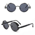 Round Polarized Vintage Steampunk Sunglasses for Men Women Retro Sun Glasses Hot
