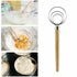 4pcs Stainless Steel Danish Dough Whisk | Wooden Handle Bread & Sourdough Mixer
