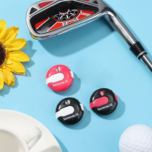 Mini Golf Score Stroke Counter Keeper One Touch Reset Simple Attach to Gloves AU