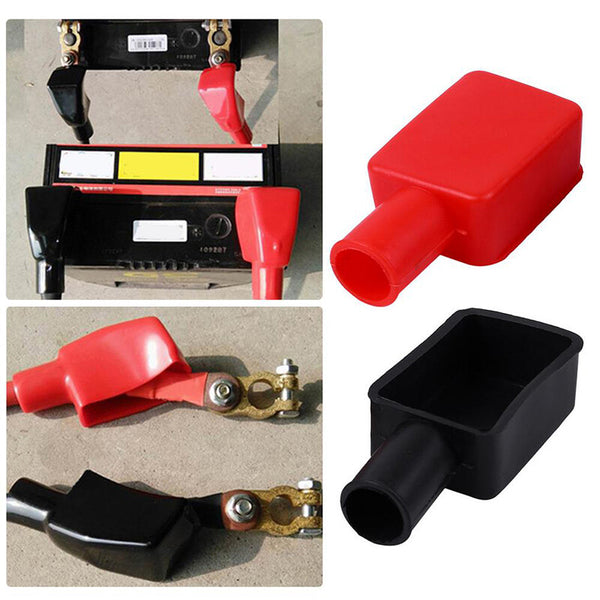 10PCS Car Battery Terminal Cover Caps PVC Insulating Protector Set