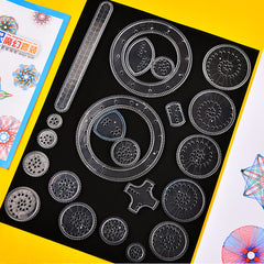 28Pcs Spirograph Design Set Drawing Kids Art Craft Brought interlocking elegant