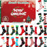 24 day Christmas socks advent calendar for men in a red Merry Christmas box