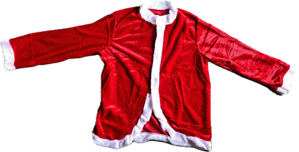 9PC Santa Claus Costume Suit Adult Christmas Party Mens Velvet Xmas Express Ship