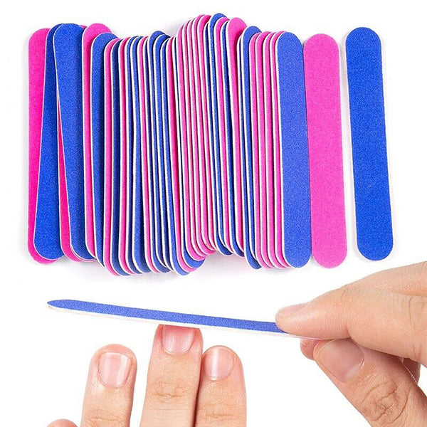 100X Mini Nail Files Professional Disposable Double Side Art Pedicure  Manicu AU