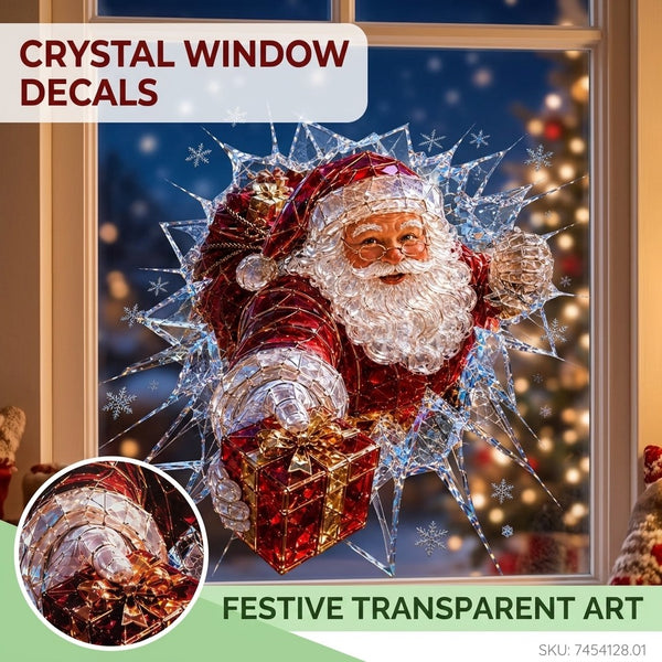 New Christmas Window Glass Sticker Decal Mural Home Decoration Wall Stickers