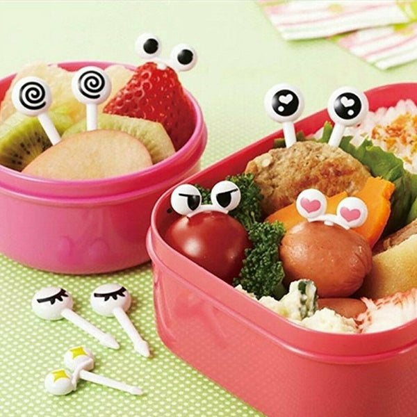 36 Pcs Mini Kids Animal Food Fruit Picks Forks Lunch Box Accessory Decor Tool AU