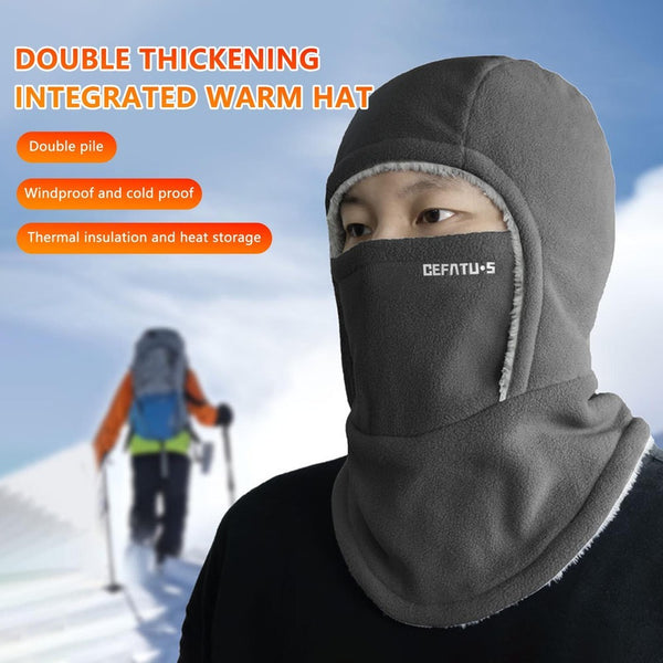 Balaclava Winter Thermal Fleece Hood Cap Ski Sports Face Mask Hat Neck Warmer