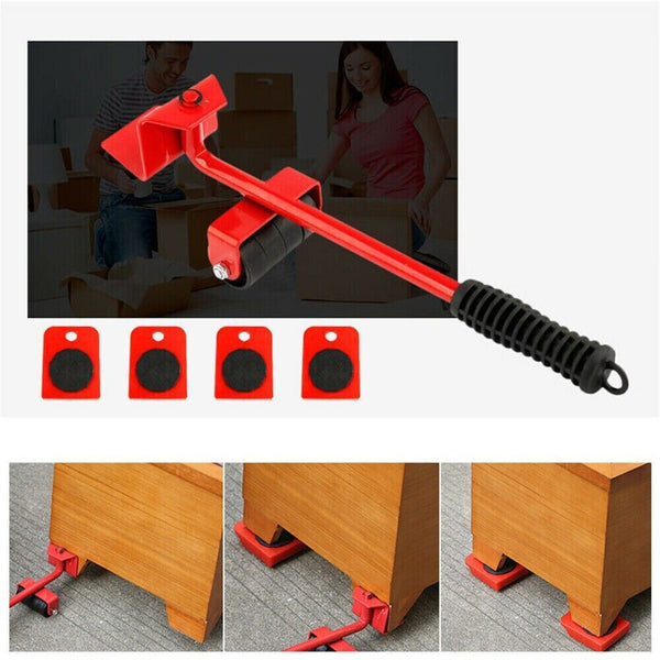 Furniture Moving Tool Set – Heavy Duty Roller Slider Kit