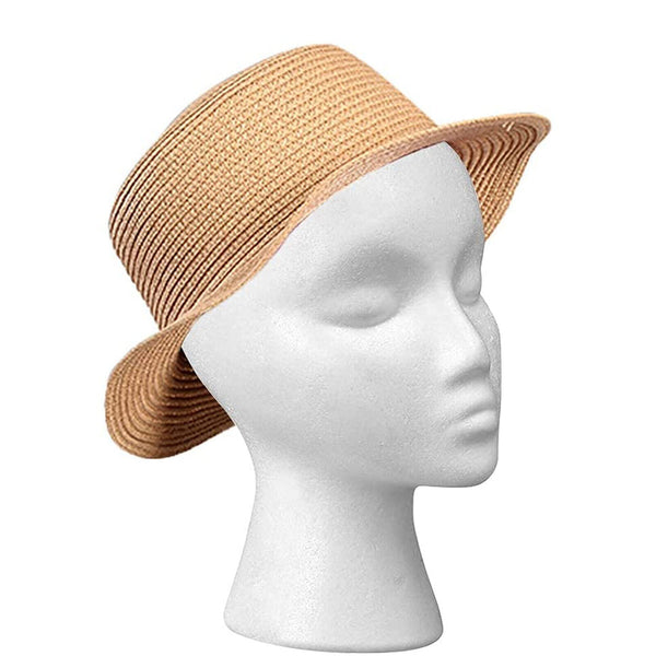 2-10X Practical Foam Female Mannequin Head Wigs Glasses Cap Display Holder Stand