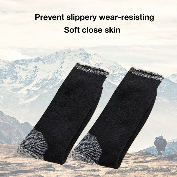 6 Pairs Thermal Winter Socks Warm Cushioned Work Hiking Socks for Men Women
