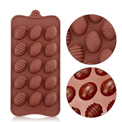 2PCS Bunny Egg Easter Chocolate Cake ice Cube Cookie Silicone Mold Fondant AU