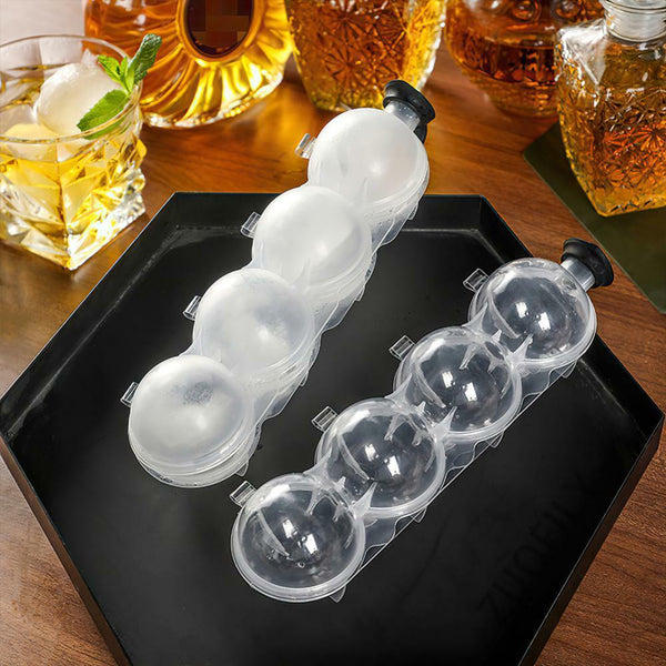Large Ice Ball Maker Cube Tray Big Silicone Mold Sphere Whiskey Round Mould