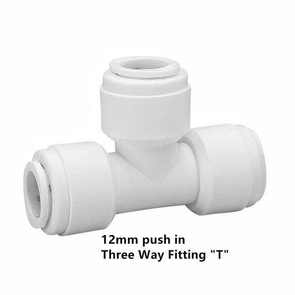 Push In Speed Fit  Connector Valve Caravan Fitting  John Guest 12mm Compatible