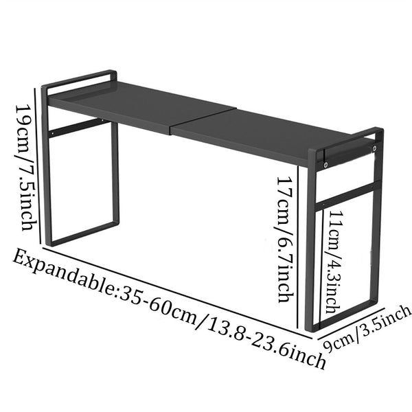 Extendable Shelf Bathroom Sink Shelving Kitchen Storage Organiser Holder Rack AU