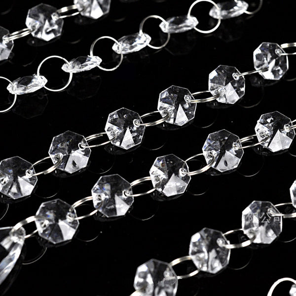 Hanging Bead Curtain Bead Acrylic Crystal Chandelier Pendants Parts Beads Weddin