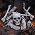 12PCS Christmas Skeleton Bones Skull Body Part Prop Graveyard Outdoor Decoration