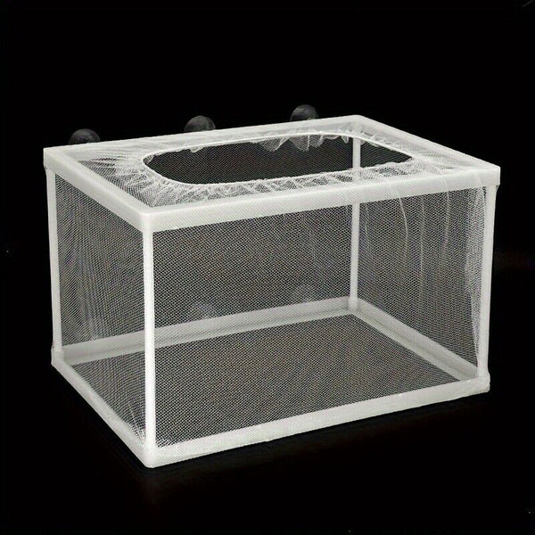 2PCS Aquarium Fish Breeding Box White Isolation Net PVC Hatchery Tool Species