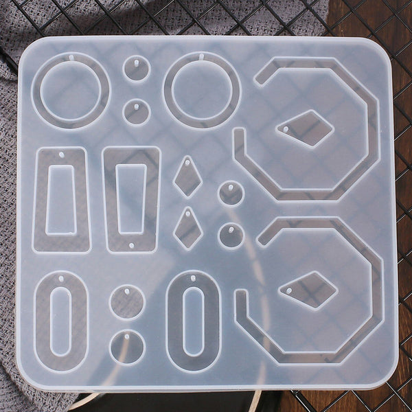 Silicone Earring Pendant Jewelry Mold Resin Casting Mould Tool DIY Epoxy AU NEW