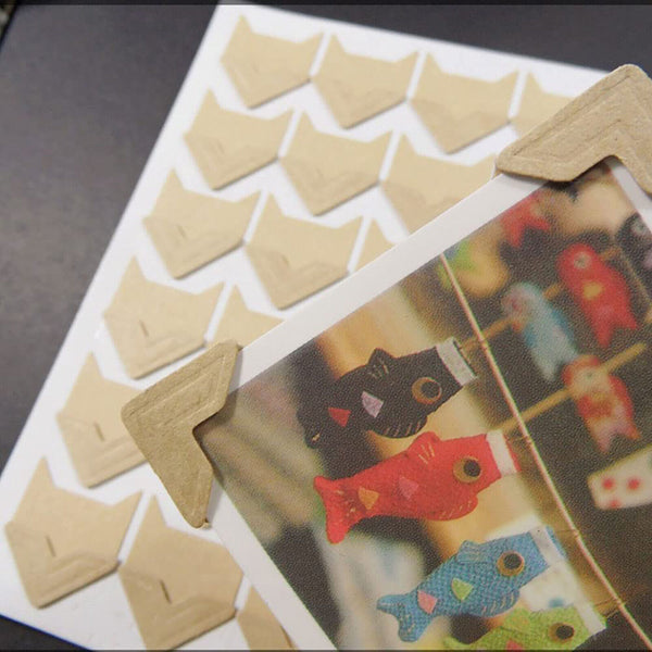 Self-adhesive Photo Corner Stickers Angle Frame Scrapbook Album Essential AU